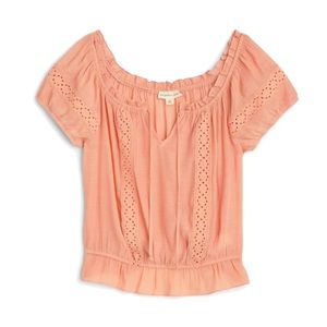 NWT Cropped Peasant Top - Stitch Fix